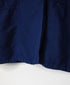 ISNAM2602D LINEN/COTTON PLAIN OVERDYE ROUND COLLAR DOUBLE LONG JACKET
