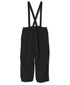 ISNAM2604D LINEN/COTTON PLAIN OVERDYE ADJUSTER TACK PANTS WITH SUSPENDERS