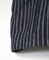 ISNAM2662W YARN DYED INDIGO 2STRIPE WASH VEST
