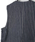 ISNAM2662W YARN DYED INDIGO 2STRIPE WASH VEST
