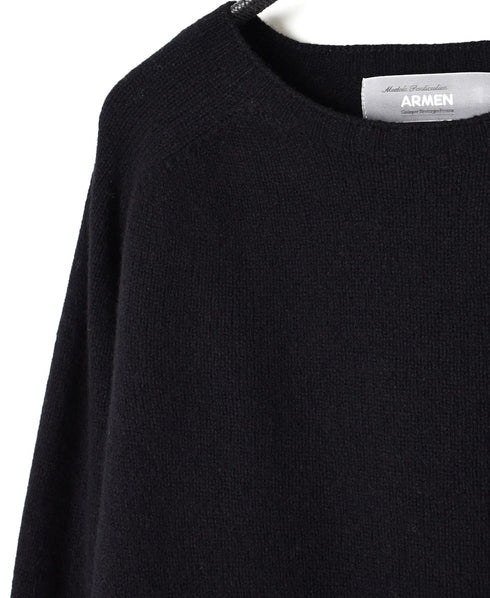 JNAMP1451 GEELONG LAMBSWOOL SEAM FREE CREW NECK SADDLE SHOULDER P/O