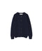 JNAMP2651 SUPER FINE LAMBSWOOL CREW NECK SADDLE SHOULDER CARDIGAN
