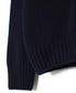 JNAMP2651 SUPER FINE LAMBSWOOL CREW NECK SADDLE SHOULDER CARDIGAN