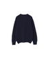 JNAMP2651 SUPER FINE LAMBSWOOL CREW NECK SADDLE SHOULDER CARDIGAN