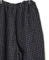 LNHT1713LC LINEN CHECK OVERDYE EASY PANTS