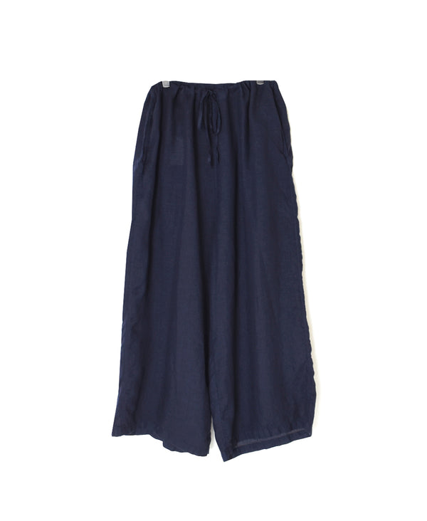LNHT1713L LINEN PLAIN OVERDYE EASY PANTS