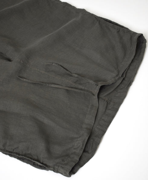 LNHT1713L LINEN PLAIN OVERDYE EASY PANTS