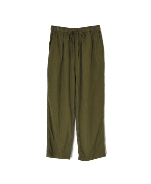 MDSH2483D 80s ORGANIC COTTON ( BIG CHECK x SMALL CHECK ) OVERDYE EASY PANTS WITH LINING