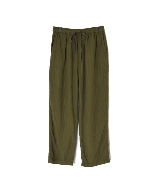 MDSH2483D 80s ORGANIC COTTON ( BIG CHECK x SMALL CHECK ) OVERDYE EASY PANTS WITH LINING