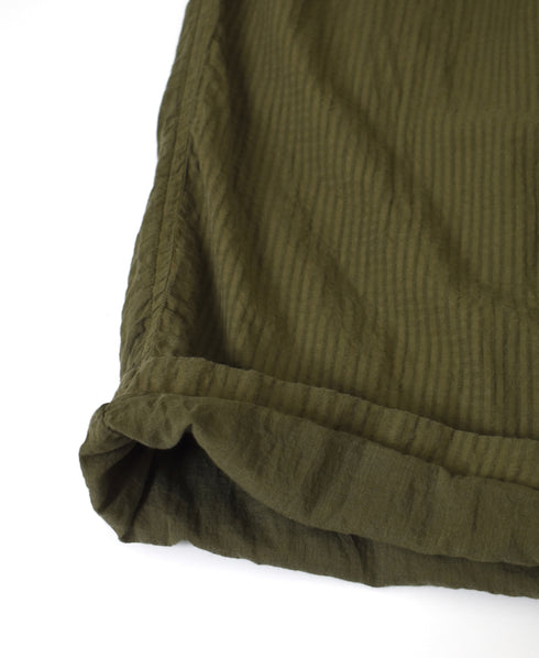 MDSH2483D 80s ORGANIC COTTON ( BIG CHECK x SMALL CHECK ) OVERDYE EASY PANTS WITH LINING