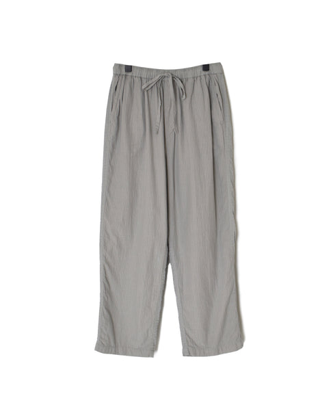 MDSH2483D 80s ORGANIC COTTON ( BIG CHECK x SMALL CHECK ) OVERDYE EASY PANTS WITH LINING