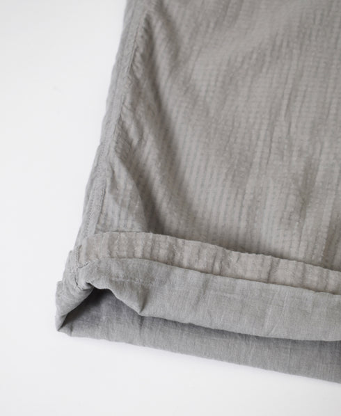 MDSH2483D 80s ORGANIC COTTON ( BIG CHECK x SMALL CHECK ) OVERDYE EASY PANTS WITH LINING