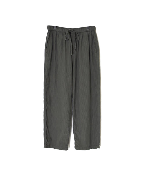 MDSH2483D 80s ORGANIC COTTON ( BIG CHECK x SMALL CHECK ) OVERDYE EASY PANTS WITH LINING