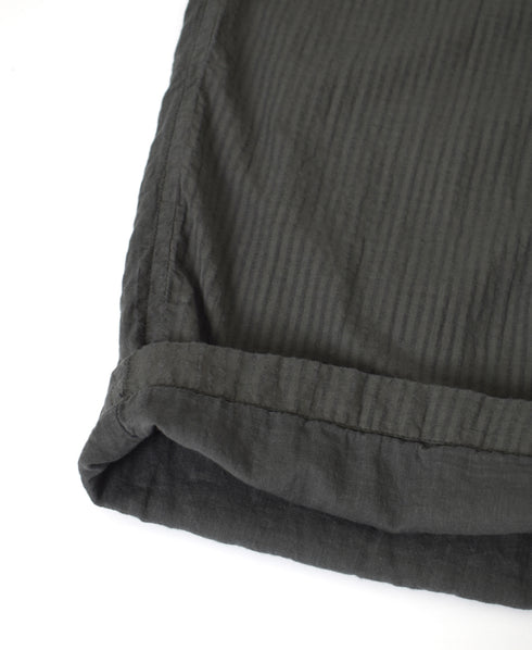 MDSH2483D 80s ORGANIC COTTON ( BIG CHECK x SMALL CHECK ) OVERDYE EASY PANTS WITH LINING