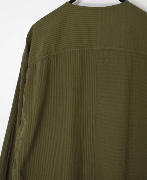 MDSH2601BD 80s ORGANIC COTTON ( BIG CHECK x SMALL CHECK ) OVERDYE PULLOVER SHIRT (BALL BUTTON)