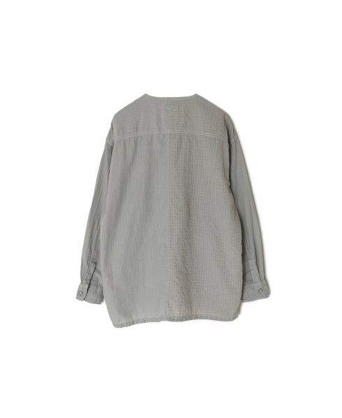 MDSH2601BD 80s ORGANIC COTTON ( BIG CHECK x SMALL CHECK ) OVERDYE PULLOVER SHIRT (BALL BUTTON)