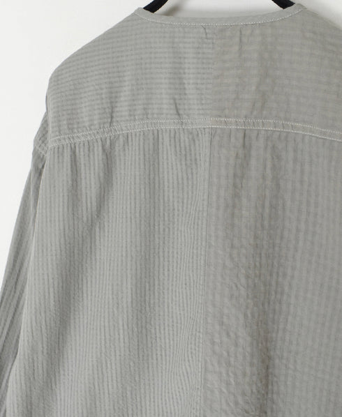 MDSH2601BD 80s ORGANIC COTTON ( BIG CHECK x SMALL CHECK ) OVERDYE PULLOVER SHIRT (BALL BUTTON)