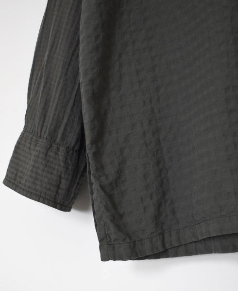 MDSH2601BD 80s ORGANIC COTTON ( BIG CHECK x SMALL CHECK ) OVERDYE PULLOVER SHIRT (BALL BUTTON)