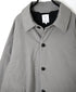 MDSH26521 PADDED 60s ORGANIC POPLIN PLAIN REGULAR COLLAR OVER HALF COAT