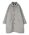 MDSH26522 PADDED 60s ORGANIC POPLIN PLAIN REGULAR COLLAR OVER COAT