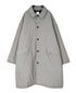MDSH26522 PADDED 60s ORGANIC POPLIN PLAIN REGULAR COLLAR OVER COAT