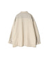 MDSH26531 BOILED WOOL PLAIN BANDED COLLAR JACKET