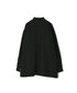 MDSH26531 BOILED WOOL PLAIN BANDED COLLAR JACKET