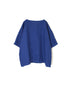 NAM1631LP LINEN PLAIN OVERDYE BOAT NECK S/SL SHIRT