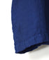 NAM1631LP LINEN PLAIN OVERDYE BOAT NECK S/SL SHIRT