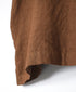 NAM1631LP LINEN PLAIN OVERDYE BOAT NECK S/SL SHIRT