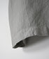 NAM1631LP LINEN PLAIN OVERDYE BOAT NECK S/SL SHIRT
