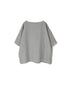 NAM1631LP LINEN PLAIN OVERDYE BOAT NECK S/SL SHIRT
