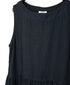 NAM1633LP LINEN PLAIN (OVERDYE) BOAT NECK NO/SL ONE-PIECE