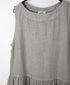 NAM1633LP LINEN PLAIN (OVERDYE) BOAT NECK NO/SL ONE-PIECE