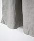 NAM1633LP LINEN PLAIN (OVERDYE) BOAT NECK NO/SL ONE-PIECE