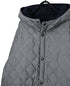 NAM2556 PLAIN POLYESTER×FLEECE REVERSIBLE HIGH COLLAR HOODED JACKET