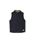 NAM9984PP PLAIN POLYESTER×PLAIN POLYESTER STAND COLLAR VEST