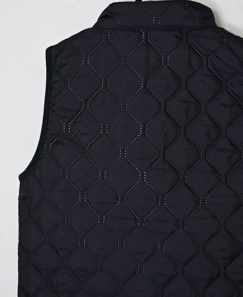 NAM9984PP PLAIN POLYESTER×PLAIN POLYESTER STAND COLLAR VEST