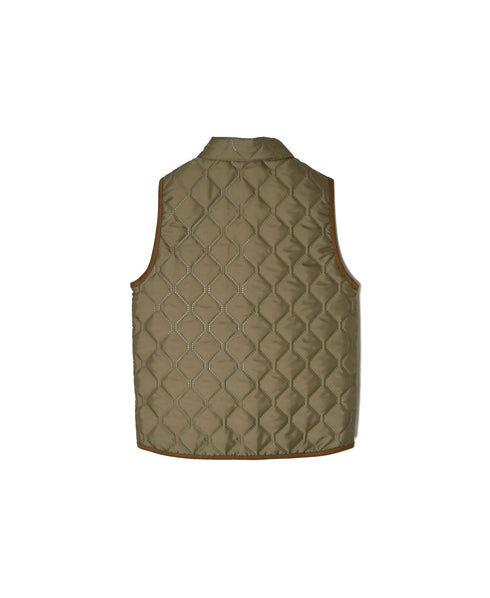 NAM9984PP PLAIN POLYESTER×PLAIN POLYESTER STAND COLLAR VEST