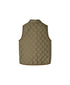NAM9984PP PLAIN POLYESTER×PLAIN POLYESTER STAND COLLAR VEST