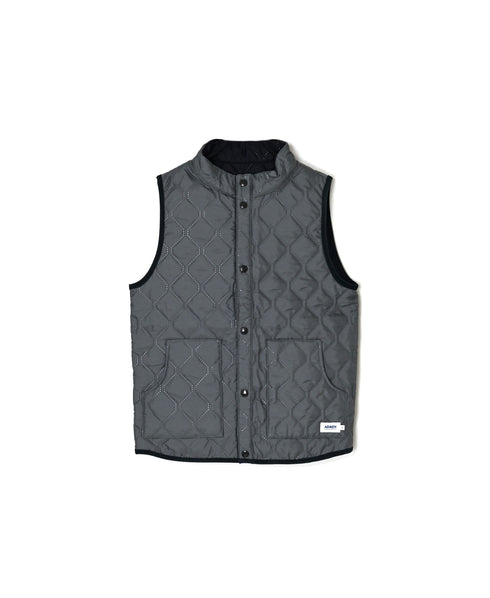 NAM9984PP PLAIN POLYESTER×PLAIN POLYESTER STAND COLLAR VEST