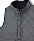 NAM9984PP PLAIN POLYESTER×PLAIN POLYESTER STAND COLLAR VEST