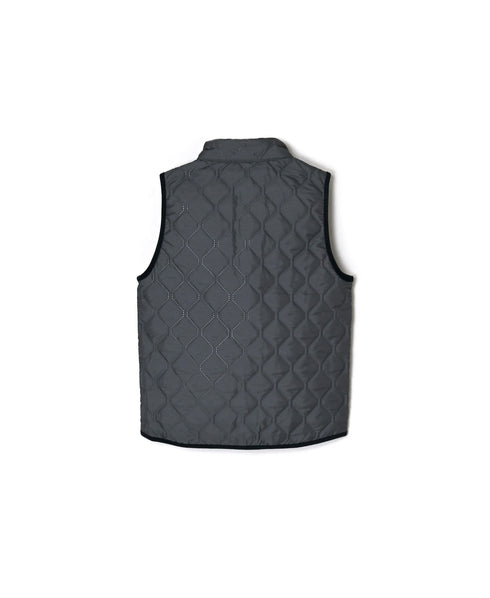 NAM9984PP PLAIN POLYESTER×PLAIN POLYESTER STAND COLLAR VEST