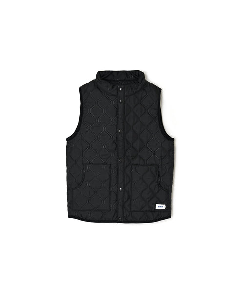 NAM9984PP PLAIN POLYESTER×PLAIN POLYESTER STAND COLLAR VEST