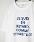 NFA1802P47 "RETARD" 4.4oz COTTON JERSEY CREW NECK OVERSIZED S/SL T-SHIRT
