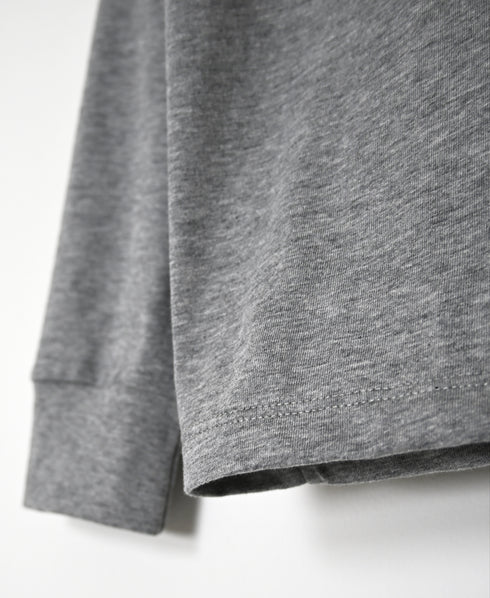 NFA2351P48 "CUISINE" COTTON JERSEY CREW NECK OVERSIZE L/SL T-SHIRT WITH CUFF
