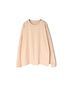 NFA2351 4.4oz COTTON JERSEY CREW NECK OVERSIZE L/SL T WITH CUFF