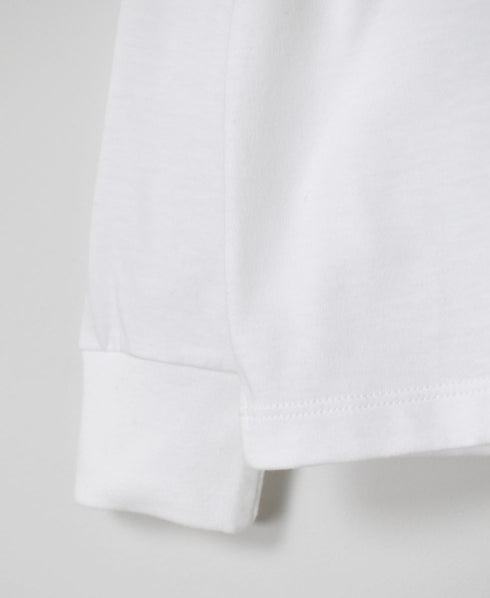 NFA2351 4.4oz COTTON JERSEY CREW NECK OVERSIZE L/SL T WITH CUFF