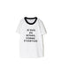 NFA2601P47 "RETARD" 4.4oz COTTON JERSEY CREW NECK S/SL RINGER T-SHIRT