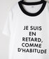 NFA2601P47 "RETARD" 4.4oz COTTON JERSEY CREW NECK S/SL RINGER T-SHIRT